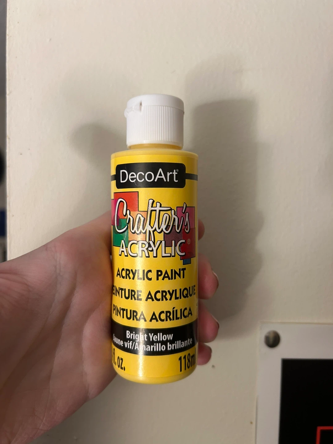 DecoArt Crafter's Acrylic Paint - Bright Yellow