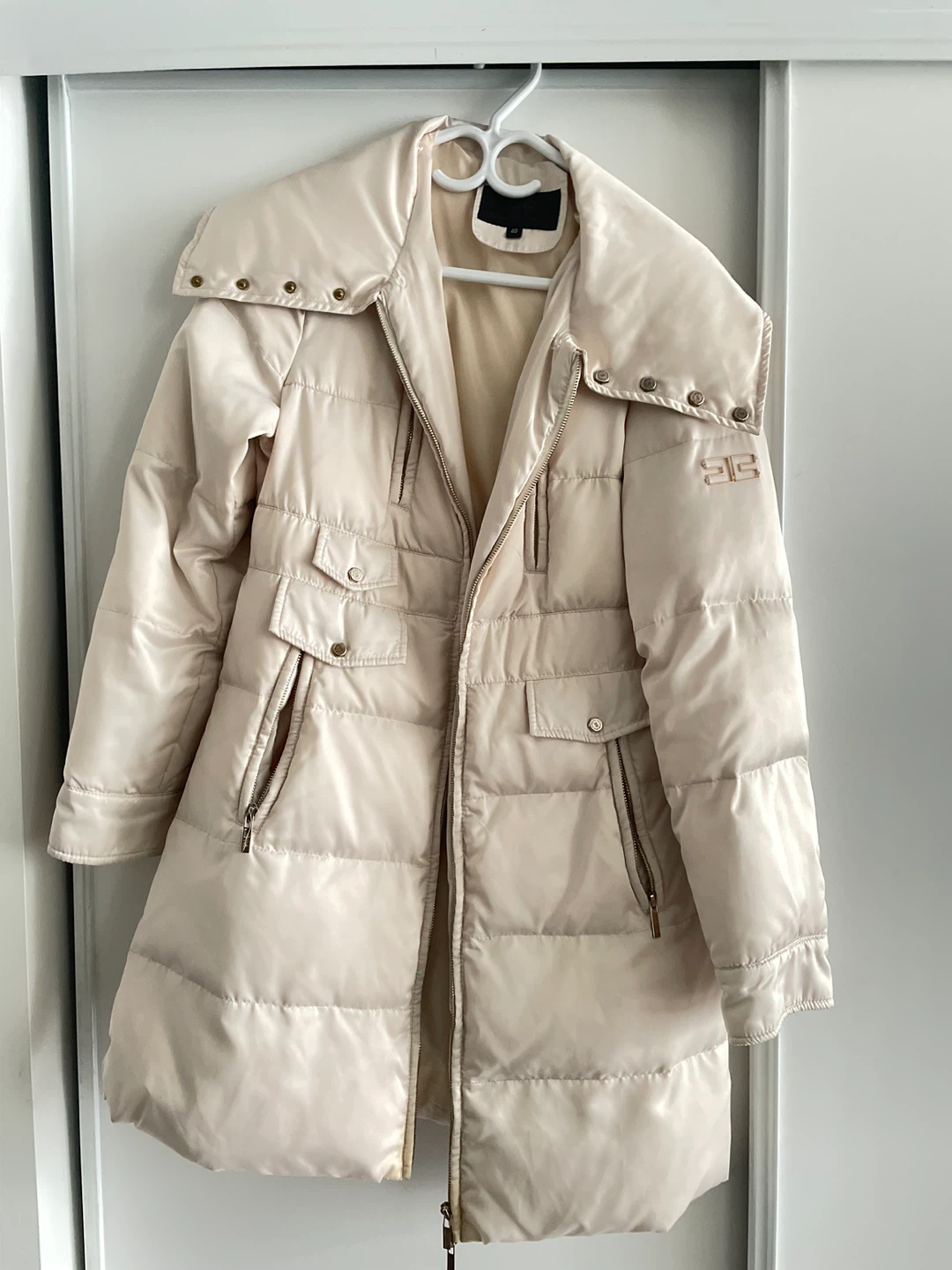 Elisabetta Franchi Luxury Down Coat with Fur - photo 3