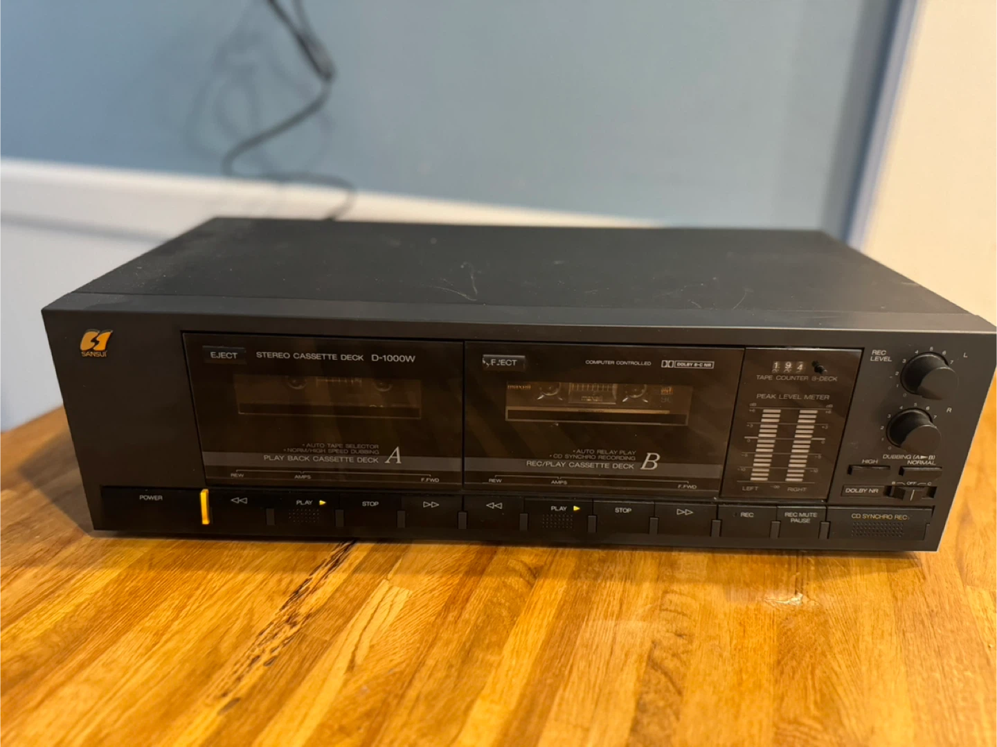 Sansui D-1000W Stereo Cassette Deck