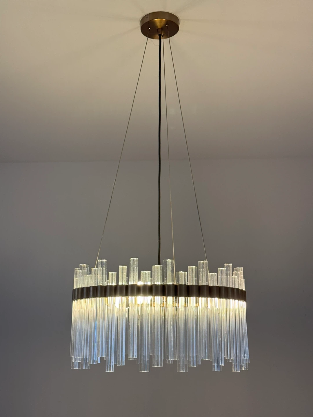 CB2 Orion Glass Crystal Chandelier - photo 3