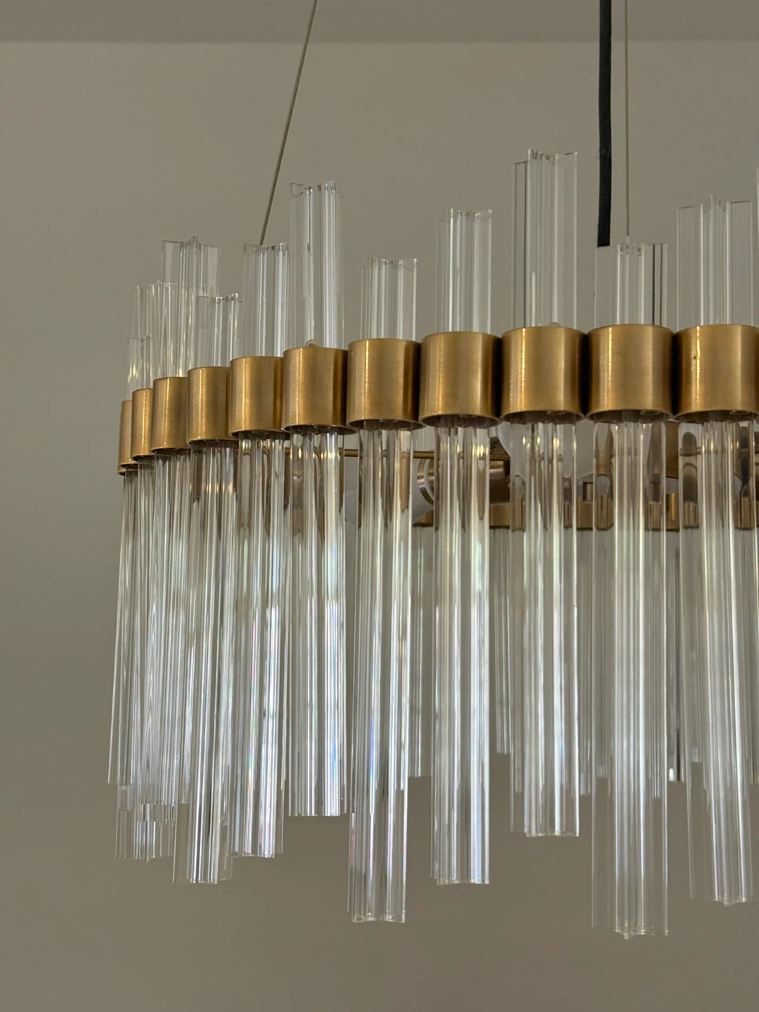 CB2 Orion Glass Crystal Chandelier - photo 2