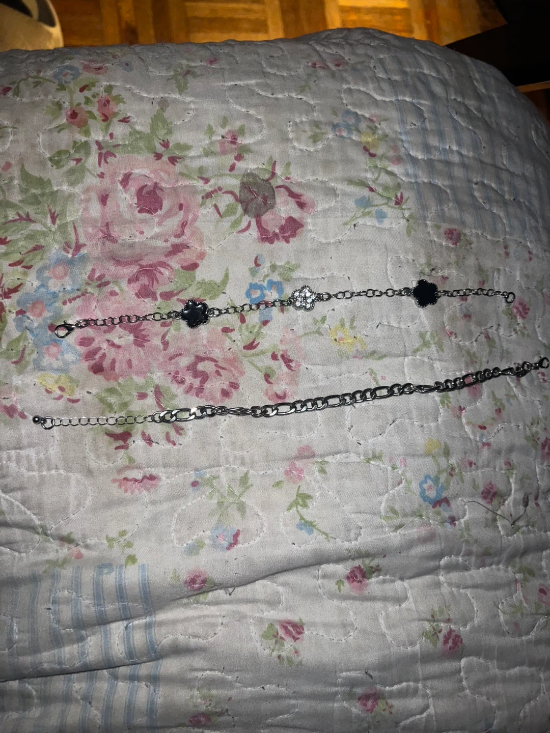 Set of 2 Silver-Tone Bracelets