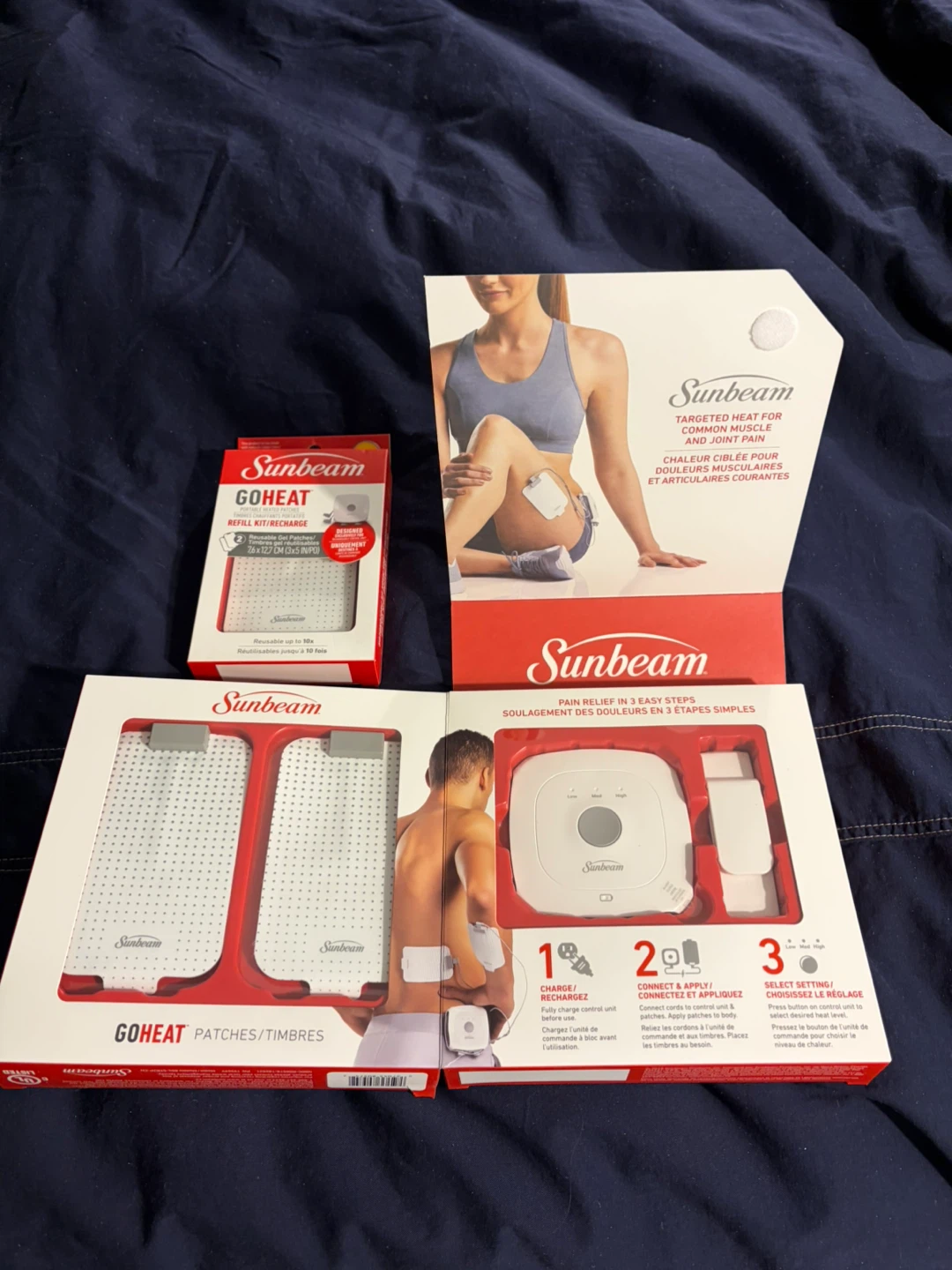 Sunbeam GoHeat Portable Heated Patches Starter Kit & Refill Kit - photo 2