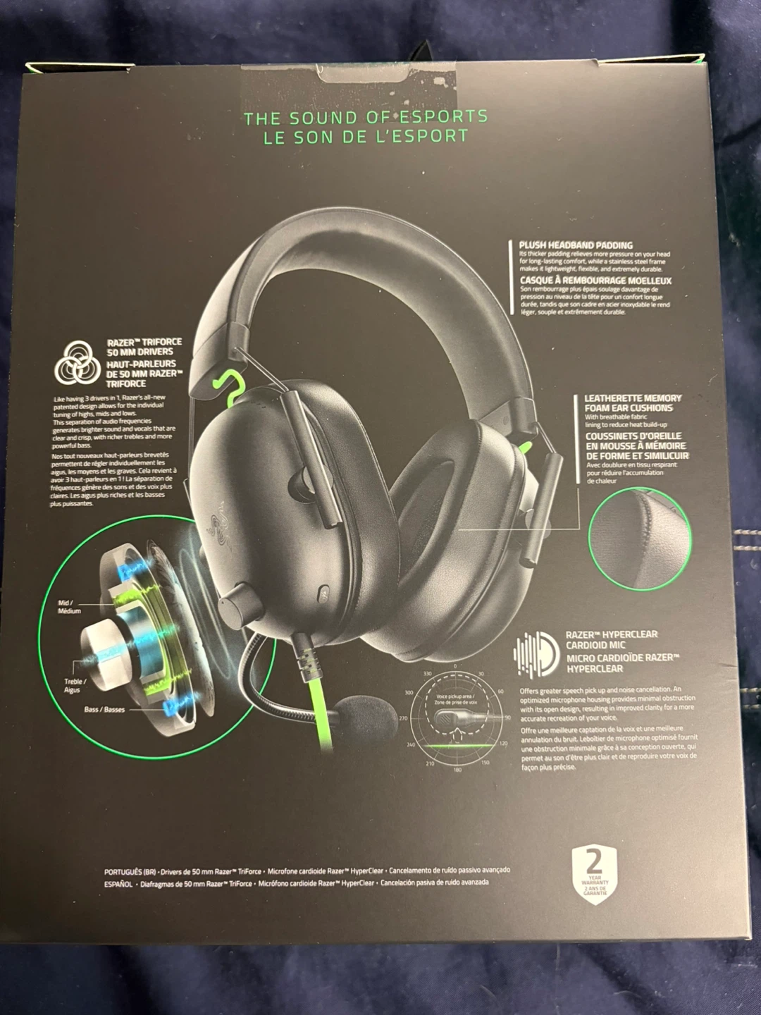 Razer Blackshark V2 X Multi-Platform Wired Esports Headset - photo 2