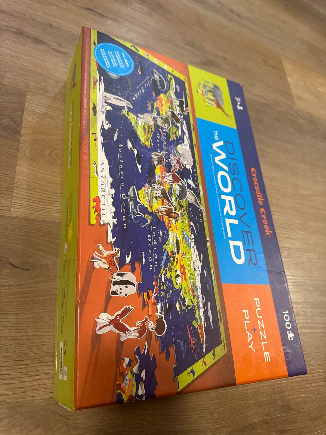 Classic Crocodile Creek Discover the World 100-Piece Puzzle