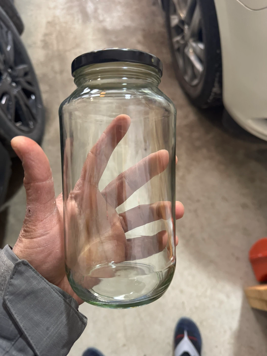 Glass bottle / jar - photo 3