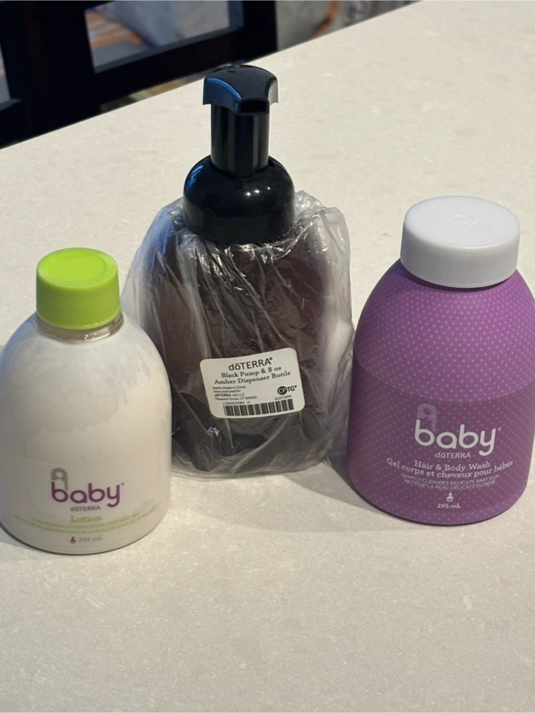 doTERRA Baby Lotion & Hair & Body Wash Set