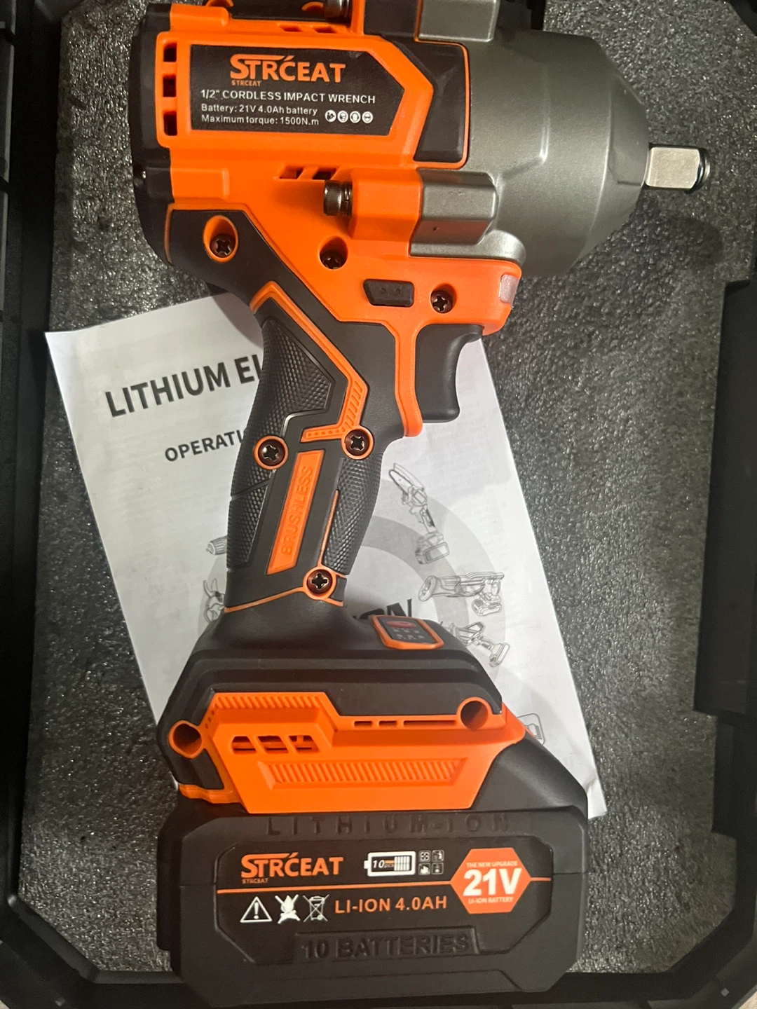 Cordless Impact Wrench Kit(1600n) - photo 2