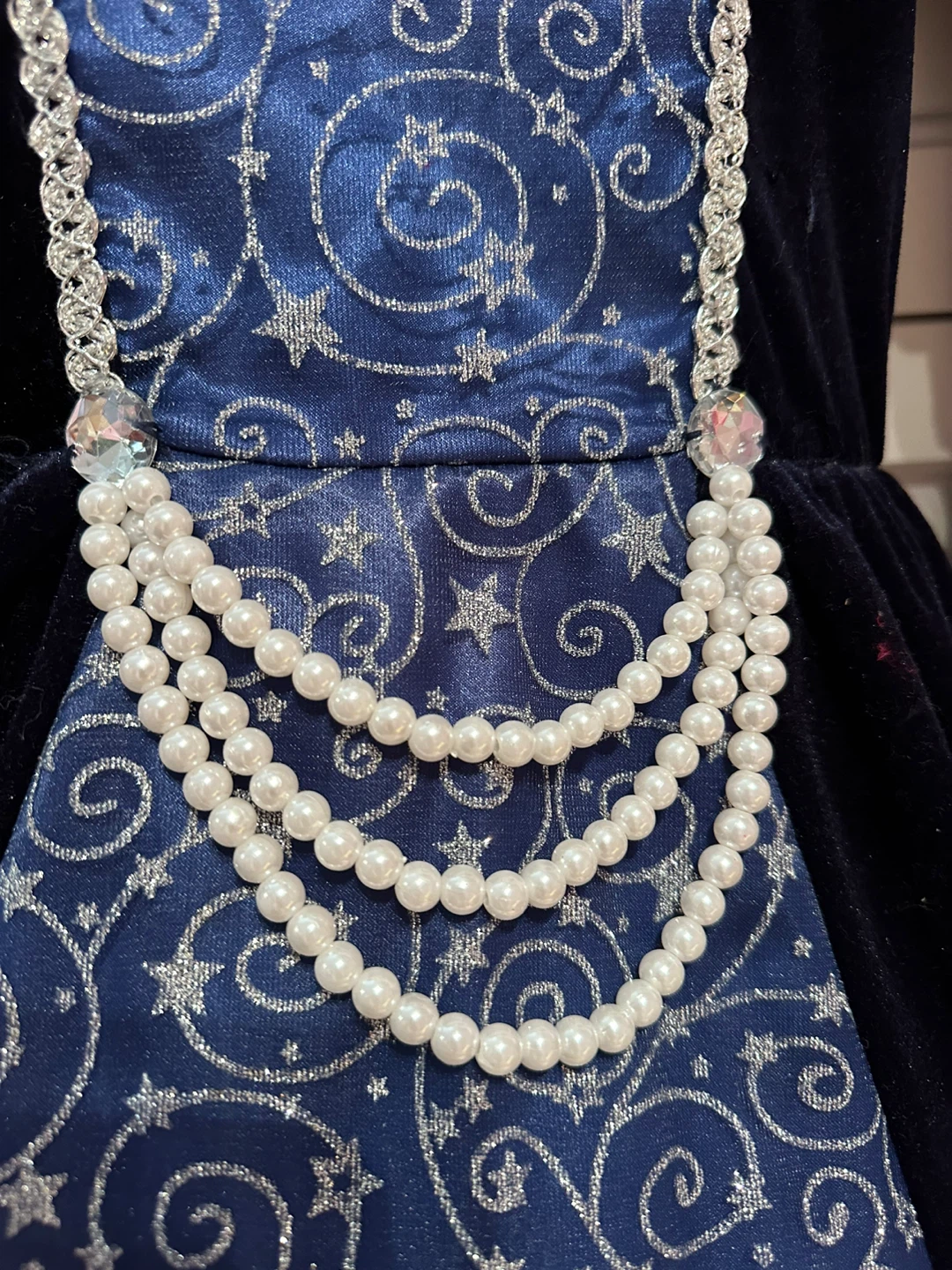 Girls'  costume Star Swirl Dress with Faux Pearls - photo 3