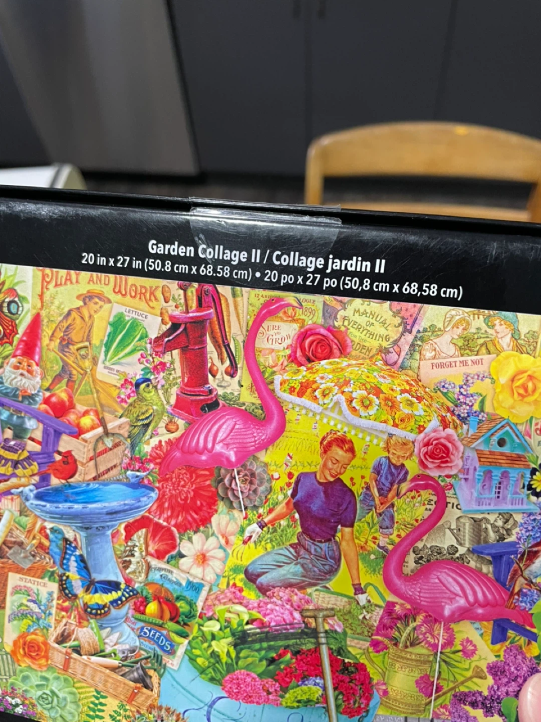 Garden scene puzzle - photo 2