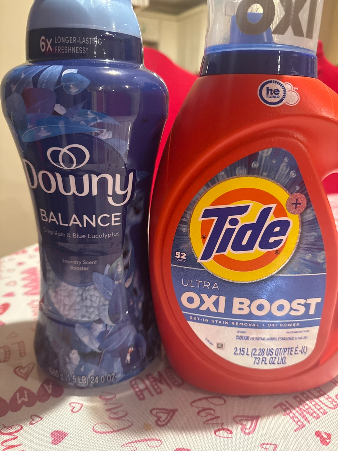 Pack of 2 : 1 Downy BALANCE Laundry:   1 Tide Ultra oxi Boost - photo 4