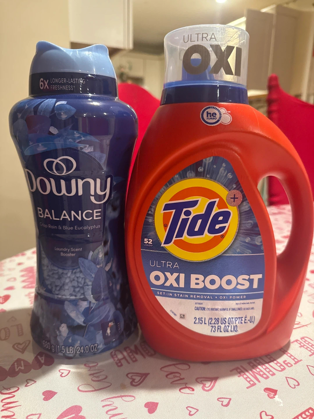 Pack of 2 : 1 Downy BALANCE Laundry:   1 Tide Ultra oxi Boost - photo 5