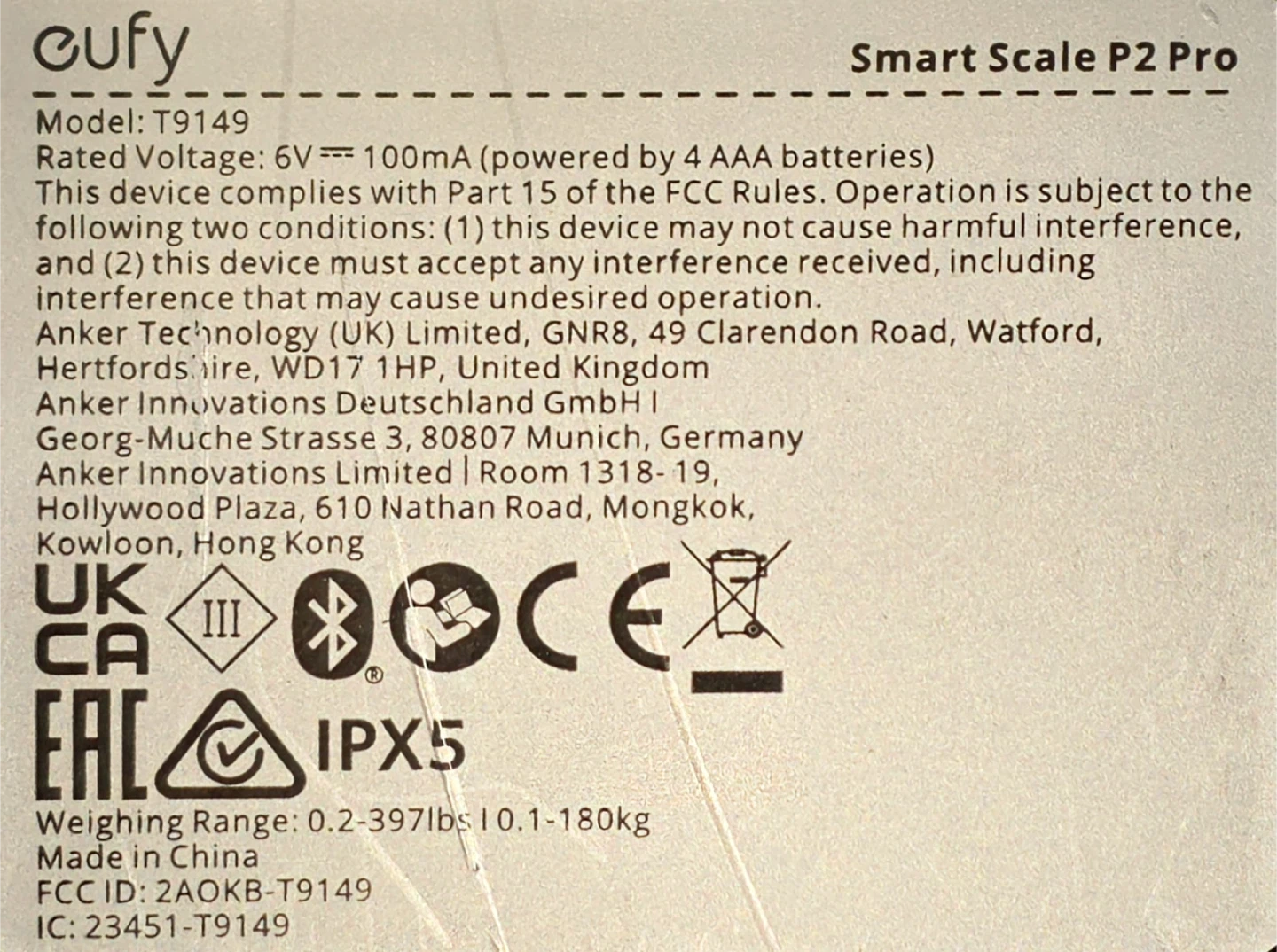 eufy Smart Scale P2 Pro - photo 2