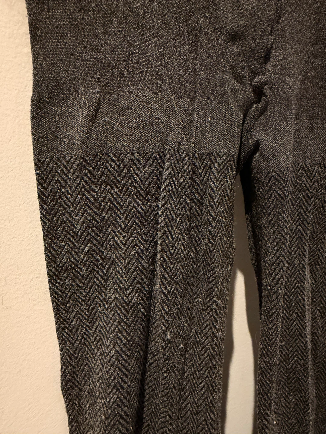 Grey Herringbone Tights - photo 2