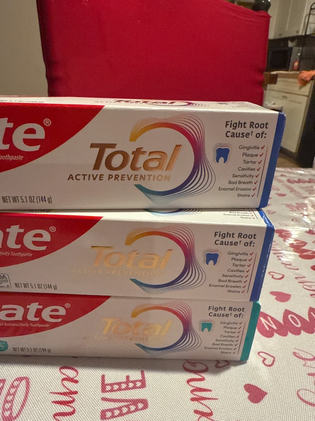 Colgate Total Active Prevention Toothpaste - 3 Pack - photo 2