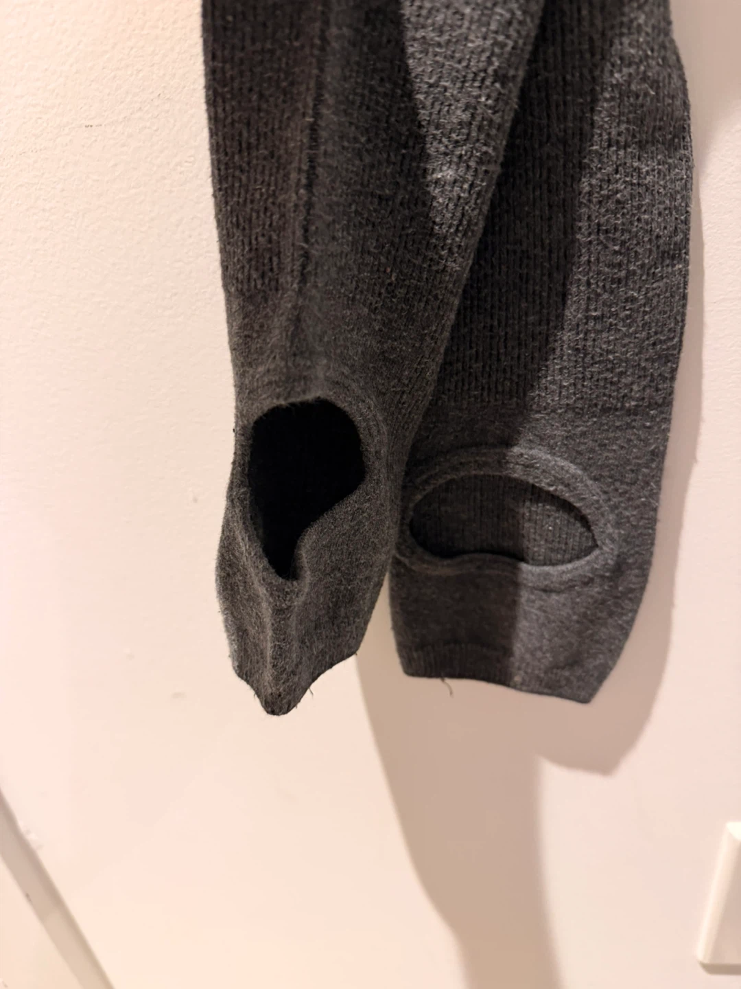 Grey Ribbed Stirrup Tights - photo 2