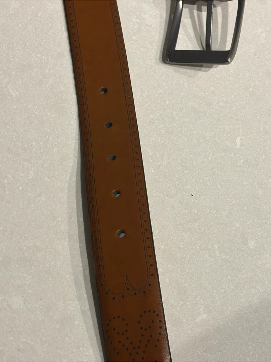 Joseph Abboud Genuine Leather Belt - Brown - photo 5