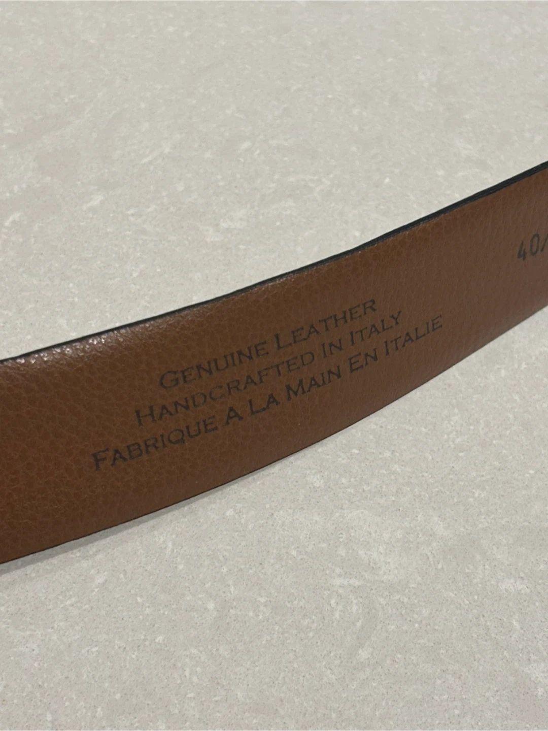 Joseph Abboud Genuine Leather Belt - Brown - photo 2