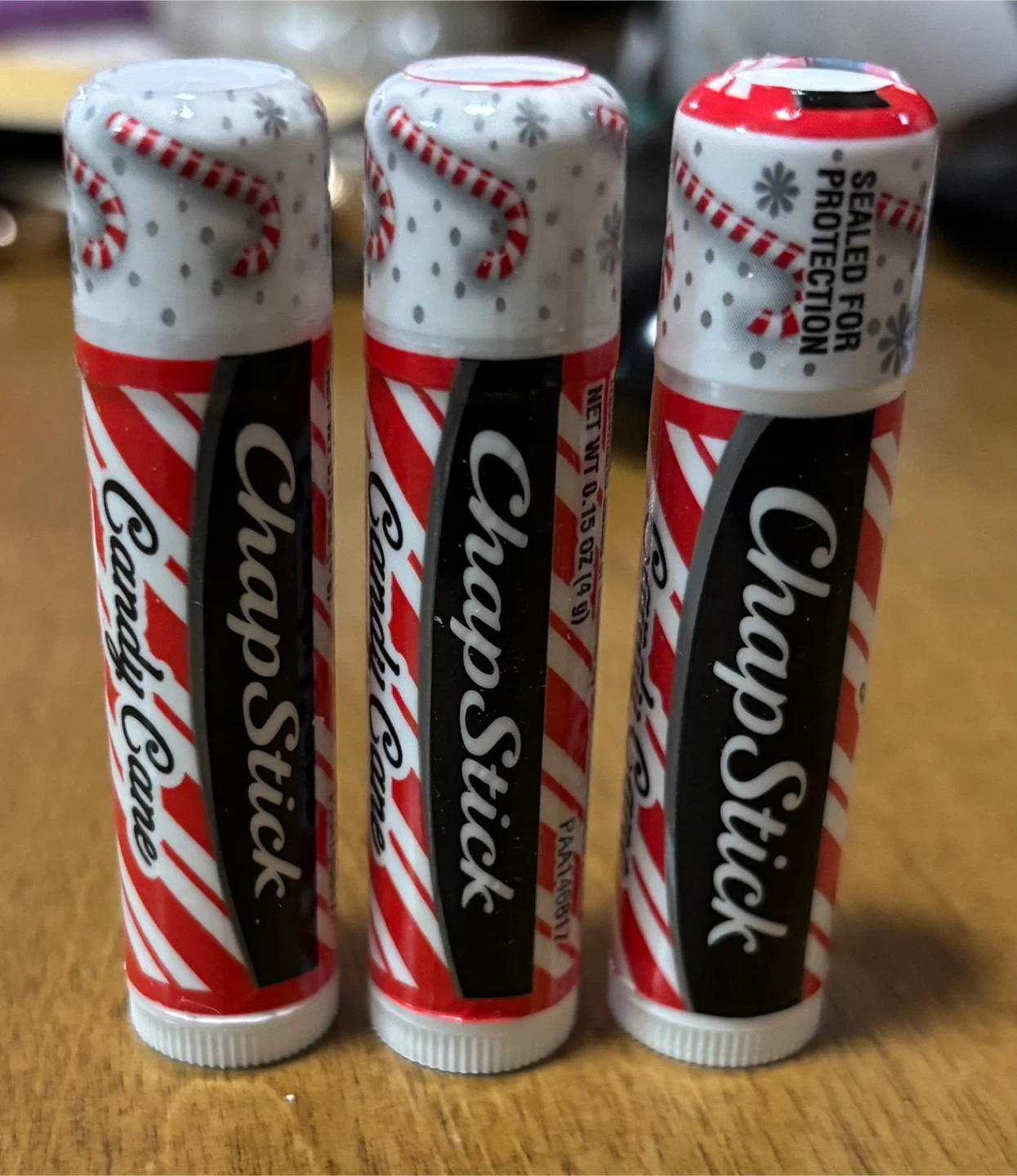 NEW ChapStick Candy Cane Lip Balm - 3 Pack