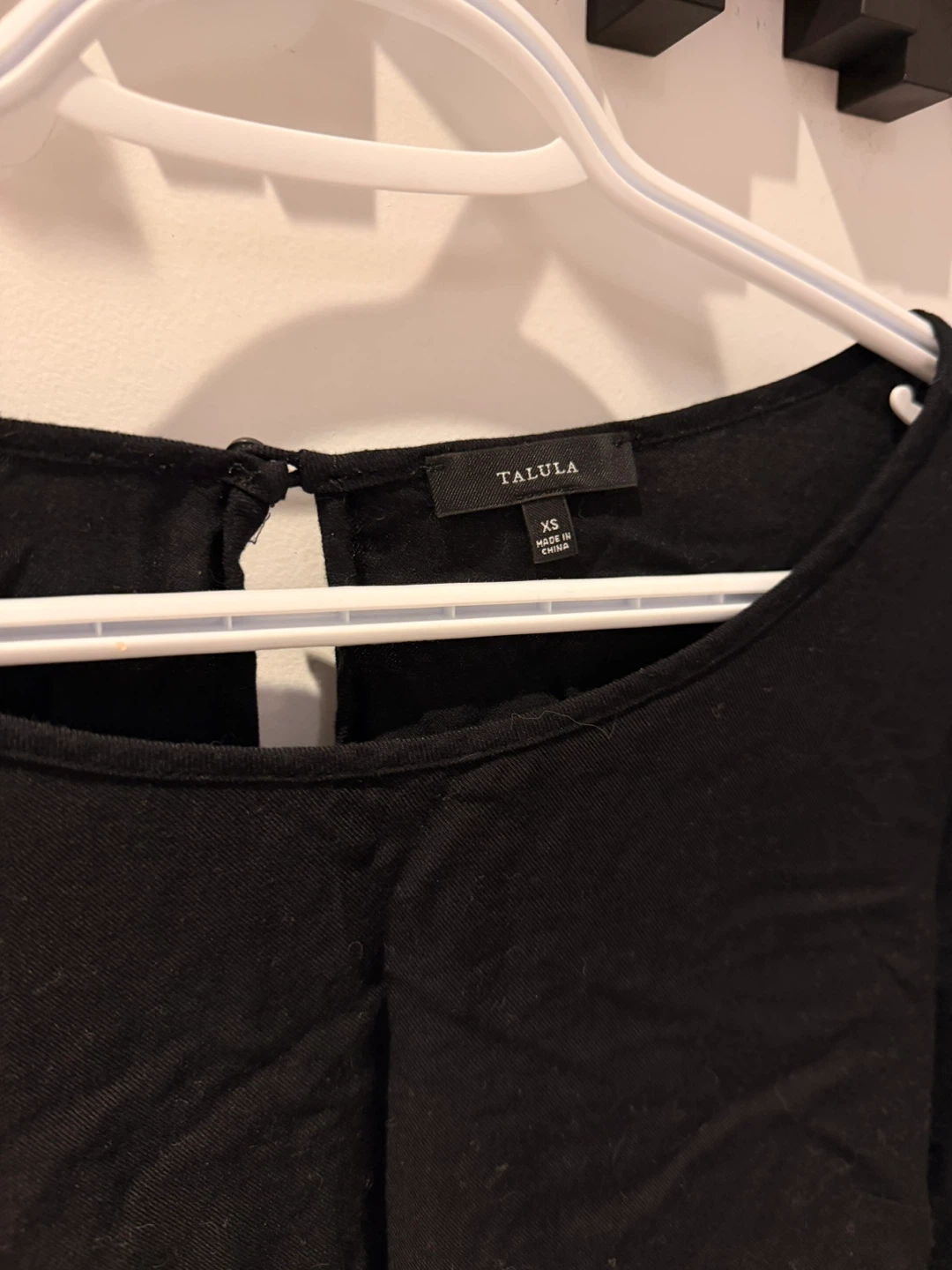 Aritzia Talula Black Long Sleeve Top - Size XS - photo 2