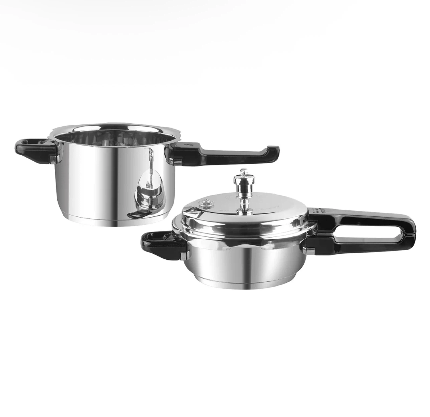 Vinod Stainless Steel Pressure Cooker Set – 2L & 3L