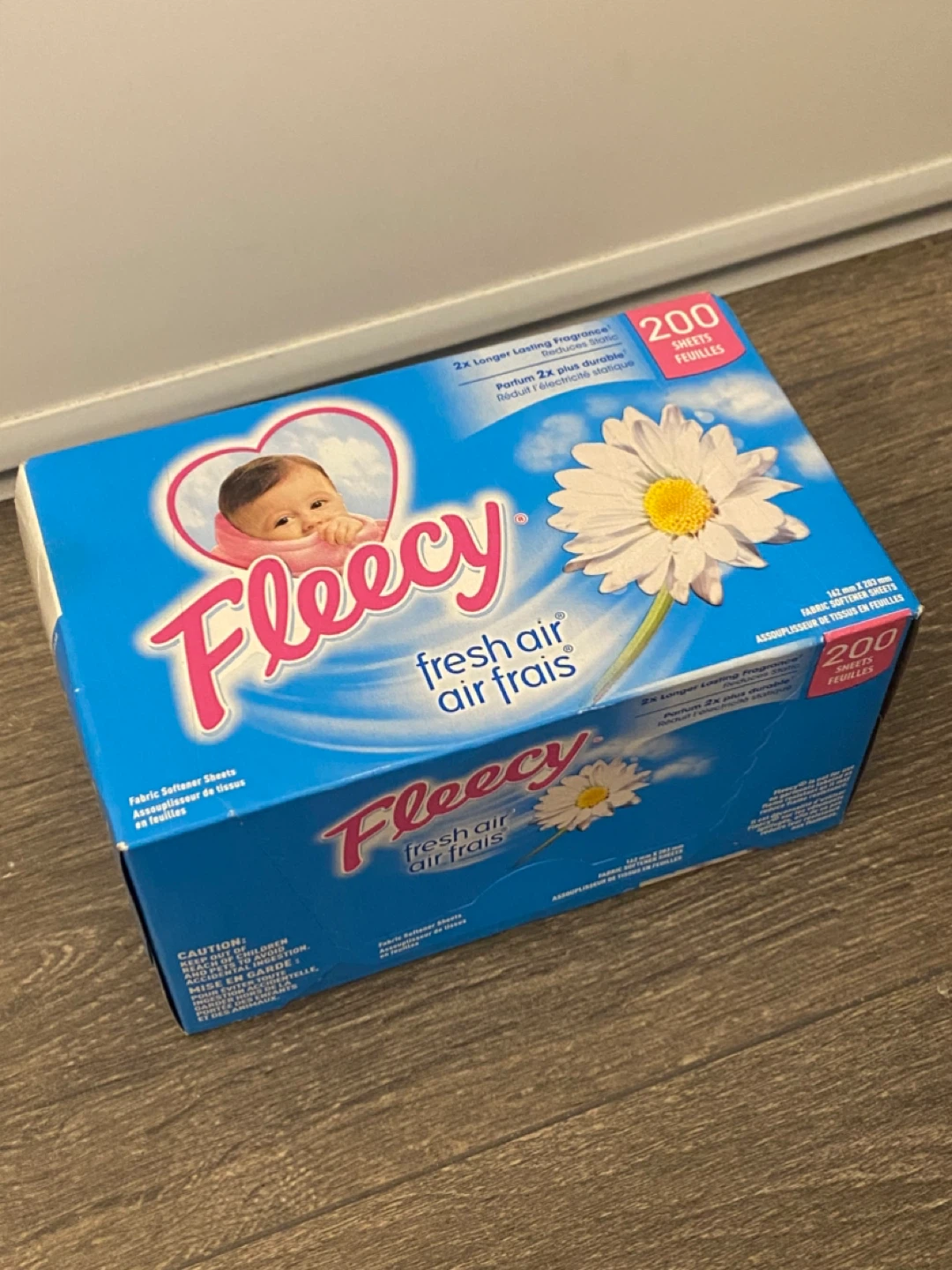 Fleecy Fresh Air Fabric Softener Sheets - 200 Count