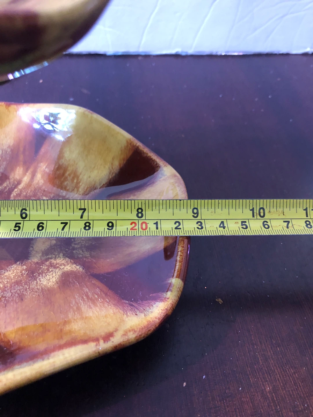 Vintage Blue Mountain Pottery Canada Harvest Gold Food Stand. - photo 4