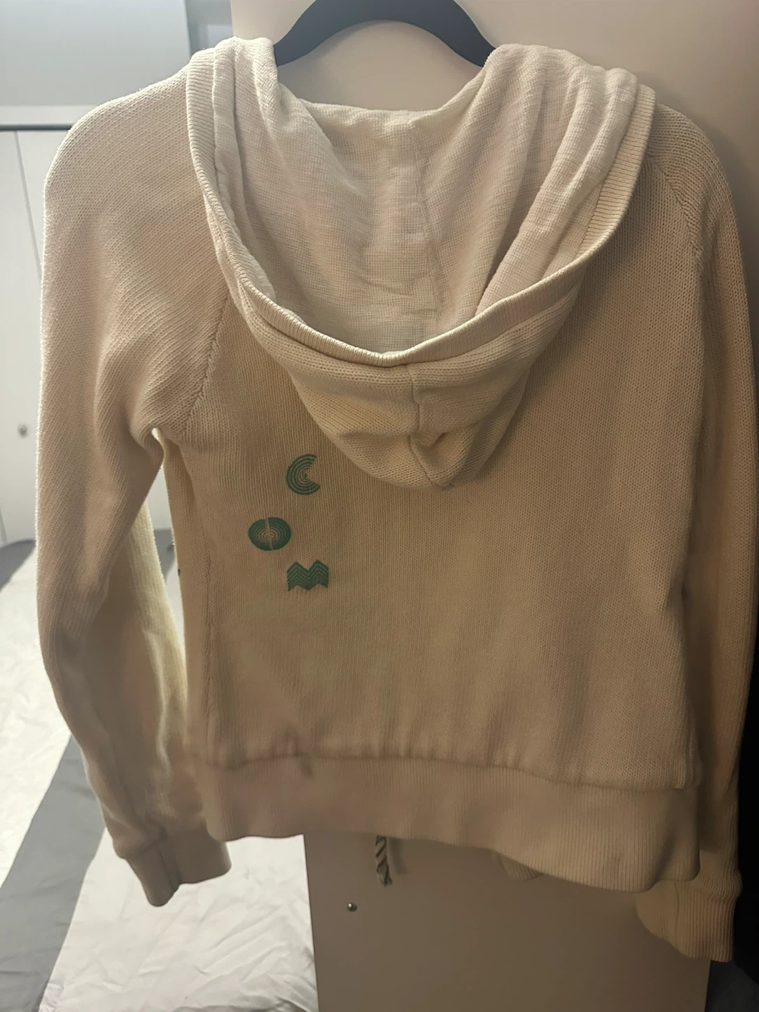 Cream Full Zip Hoodie - photo 2