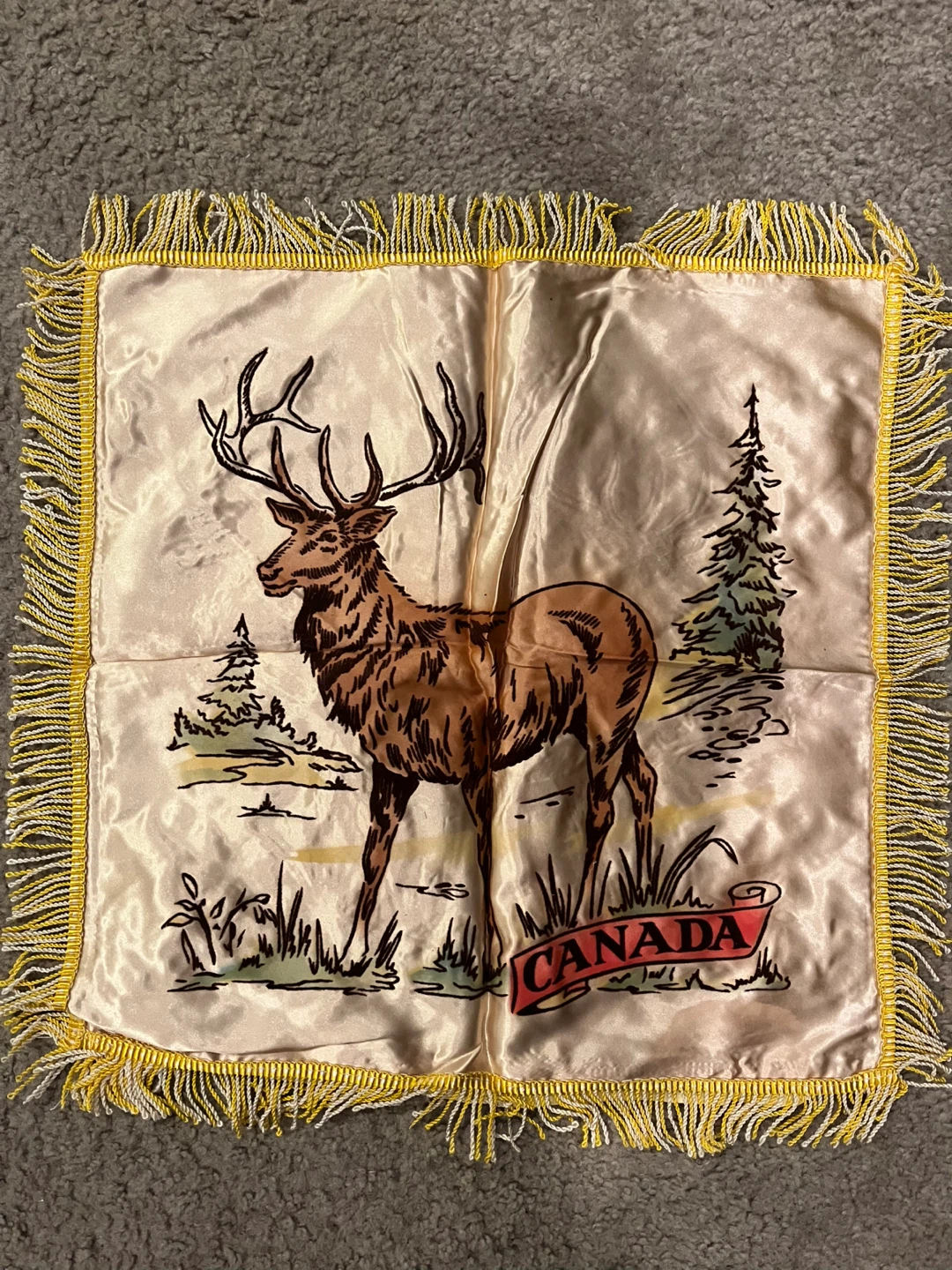 Decorative Canadian Elk Pillow Cover