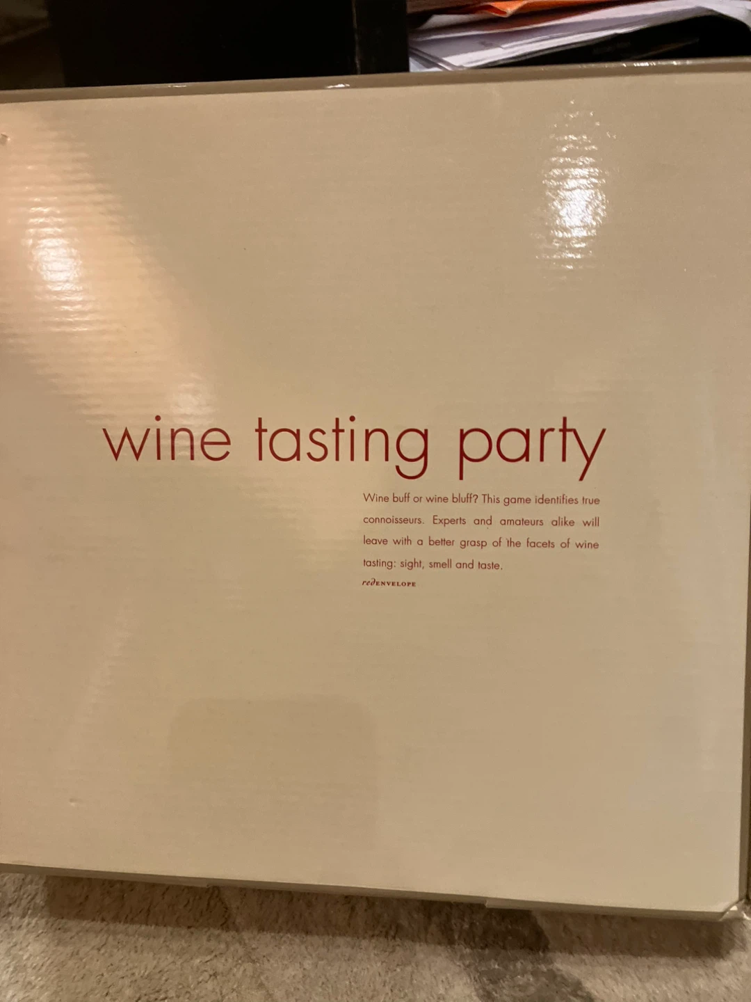 RedEnvelope Wine Tasting Party Game Set