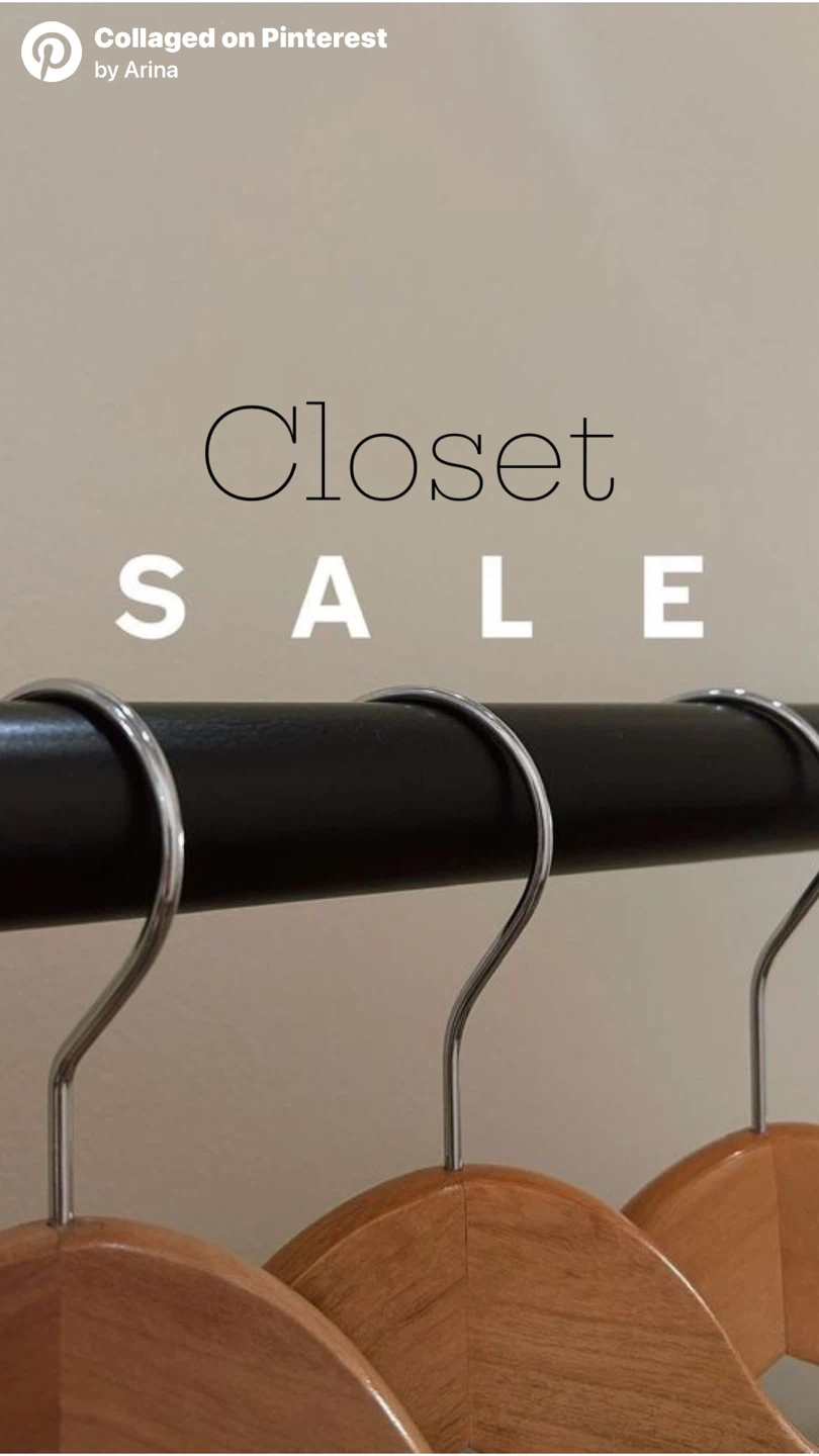 CLOSET SALE! ✨