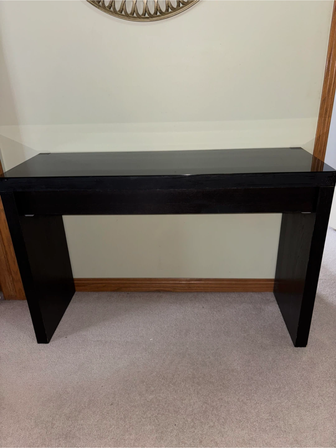 IKEA Black Makeup Table
