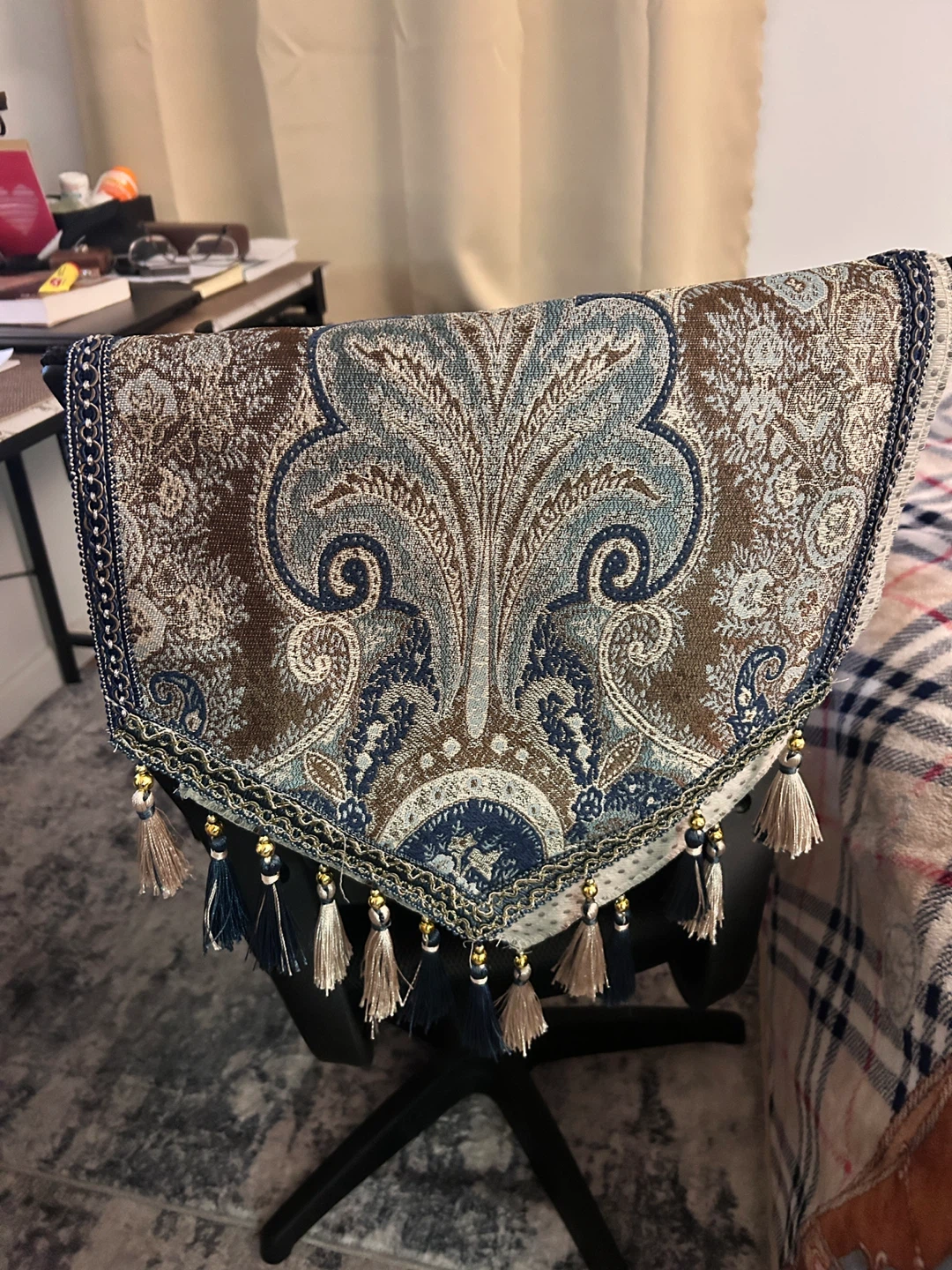 Decorative Table Runner with Tassels - photo 2