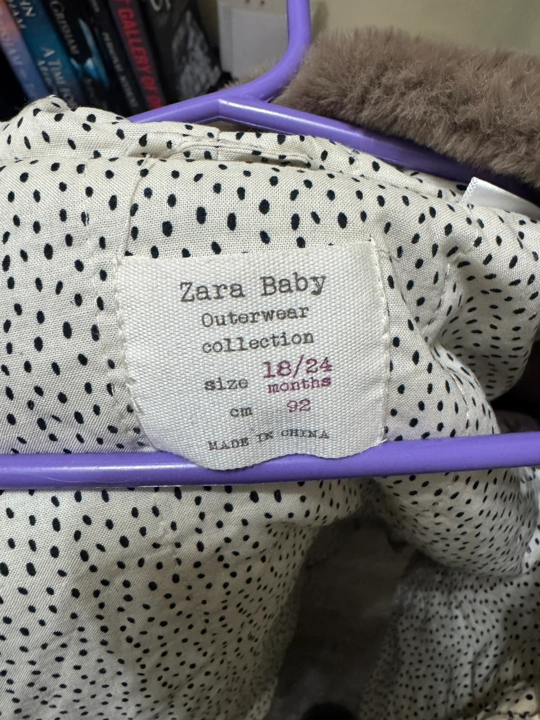 Zara Baby Faux Fur Fox Hooded Jacket - 18/24 Months - photo 4