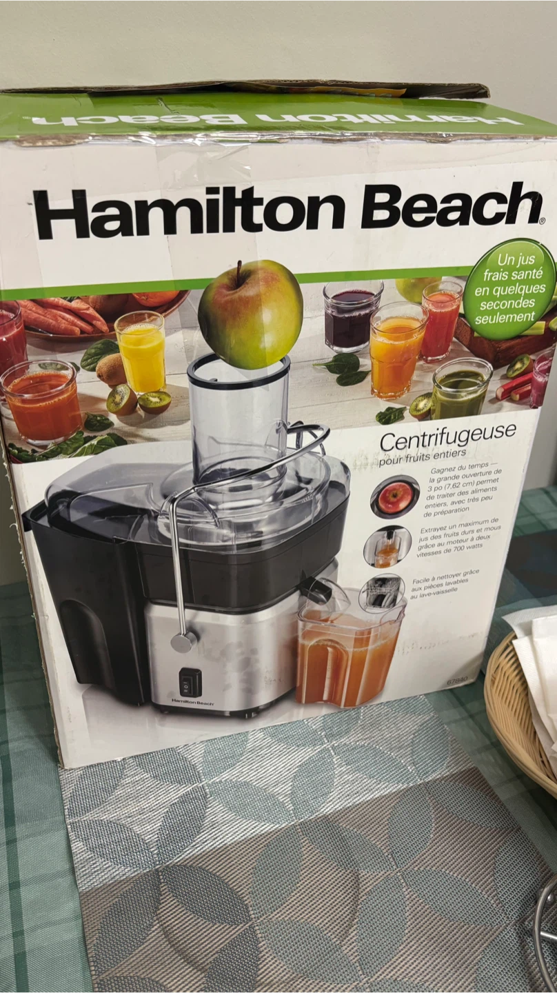 Hamilton beach juice machine