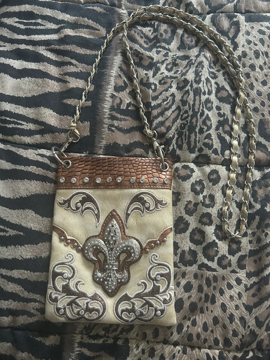 Embellished Crossbody Bag