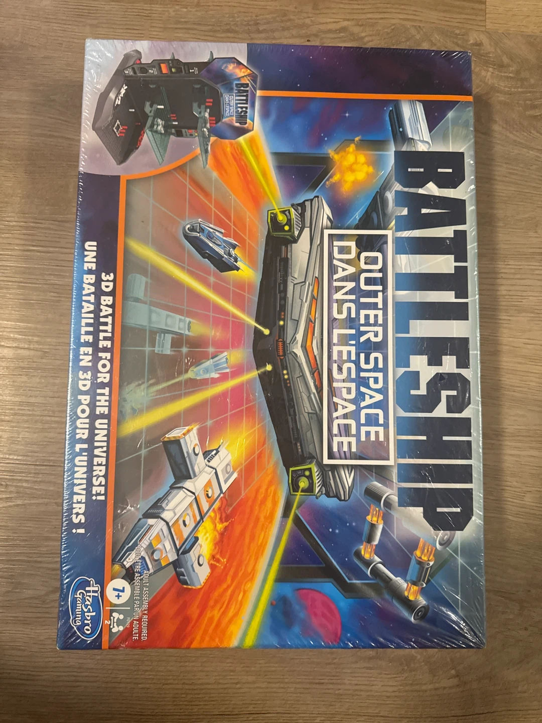 Battleship Outer Space 3D Board Game 5 Spaceships