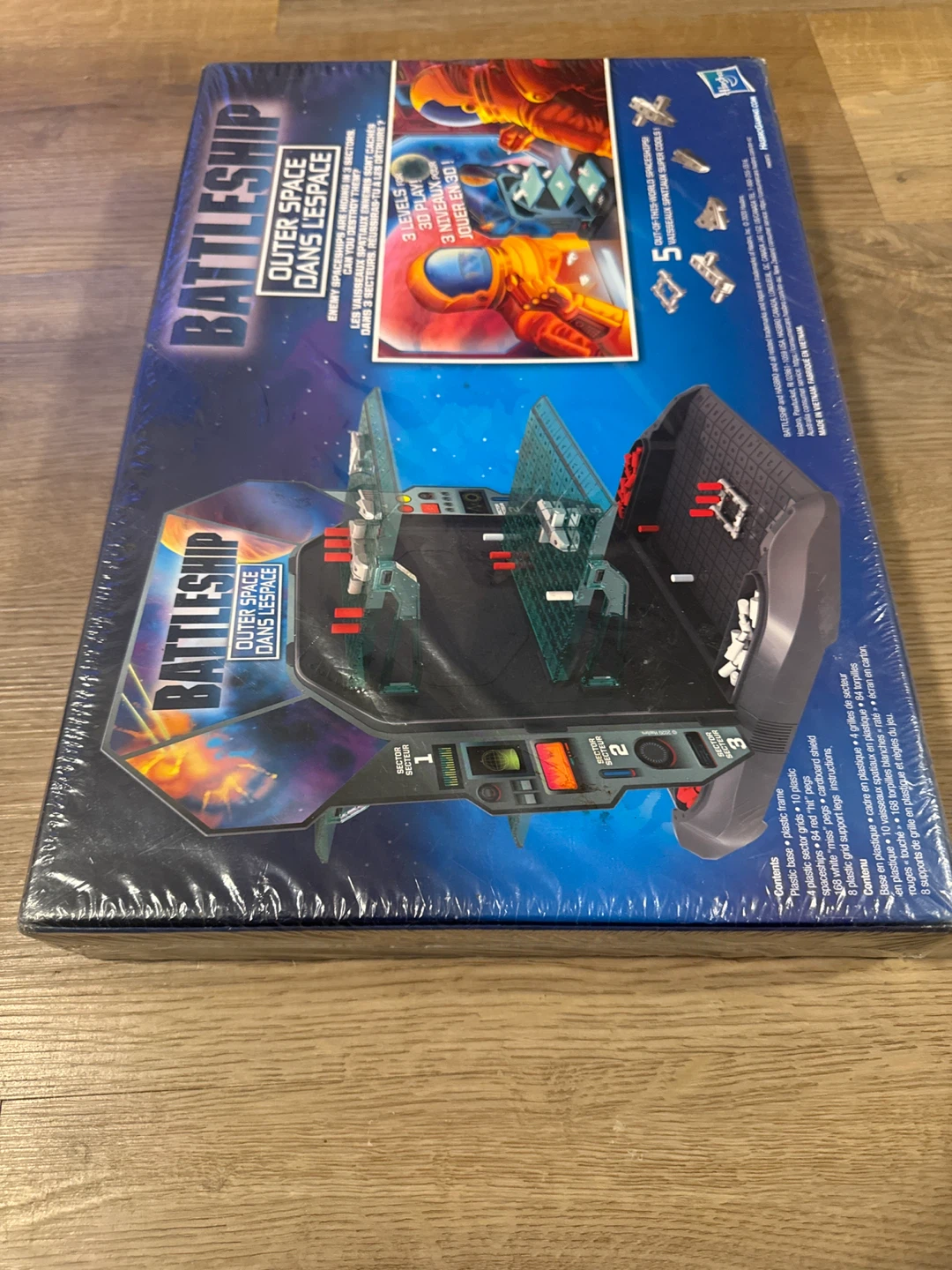 Battleship Outer Space 3D Board Game 5 Spaceships - photo 5