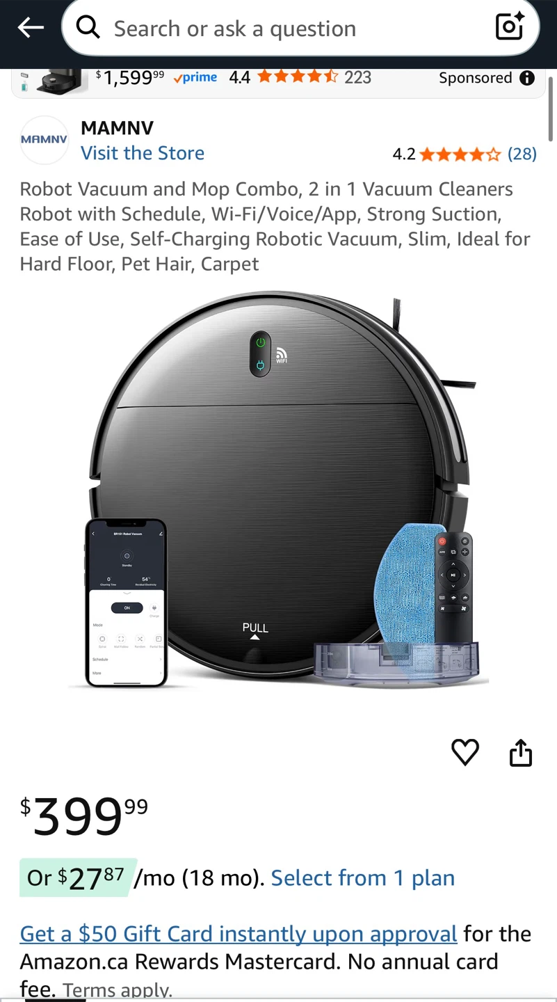 Robot Vacuum and Mop Combo - photo 2