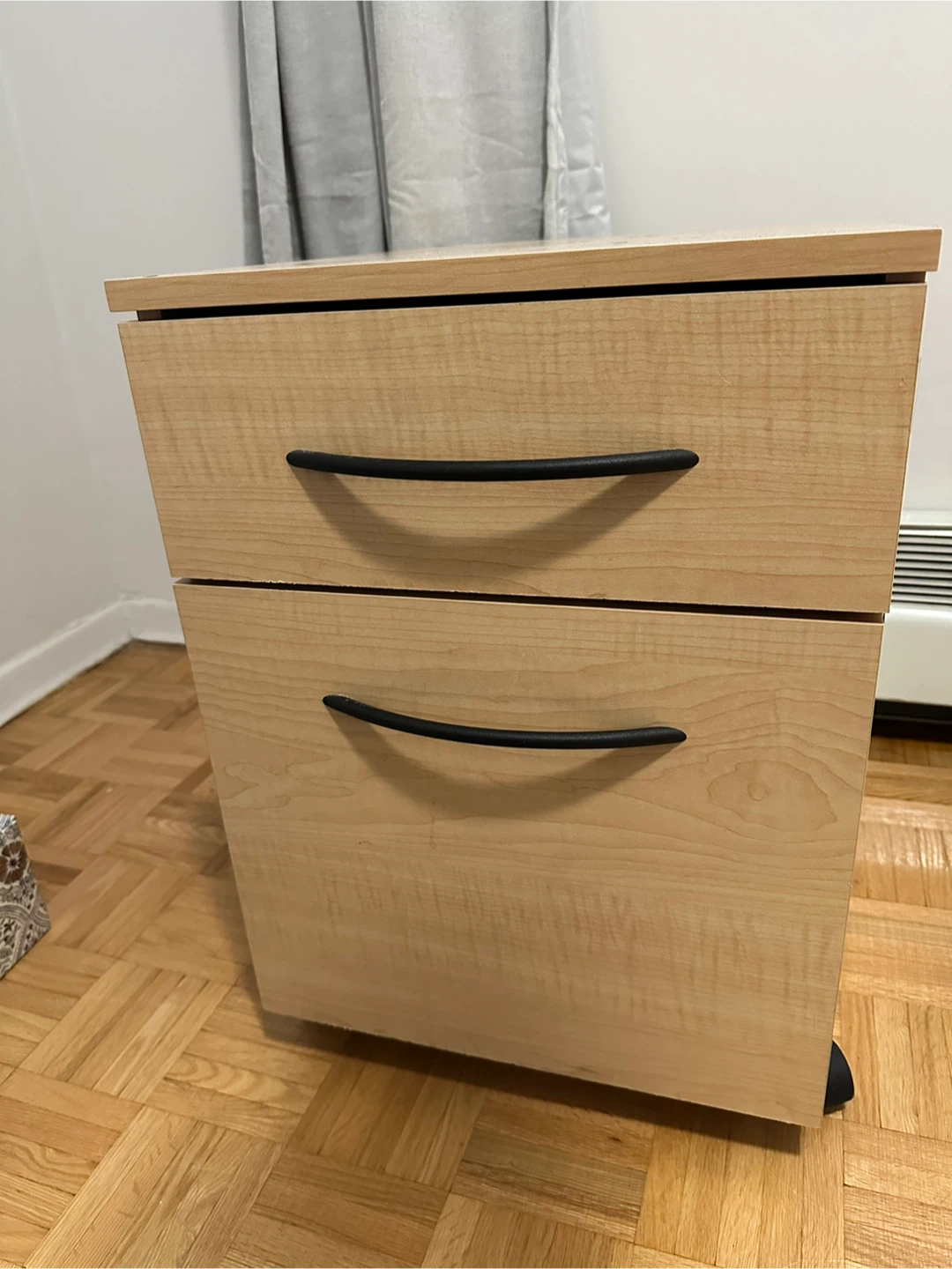 Two-Drawer Rolling Night stand
