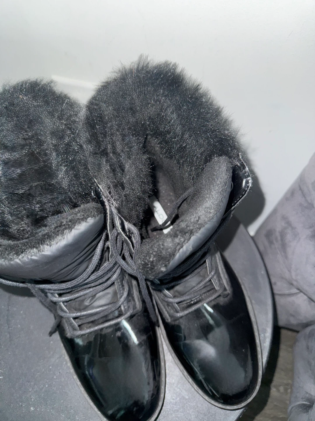 ALDO Women's Black Faux Fur Trimmed Winter Boots - photo 3