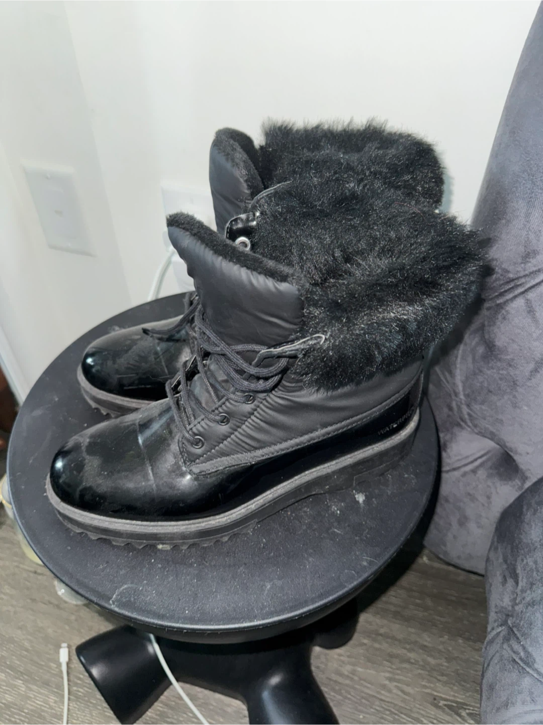 ALDO Women's Black Faux Fur Trimmed Winter Boots - photo 5