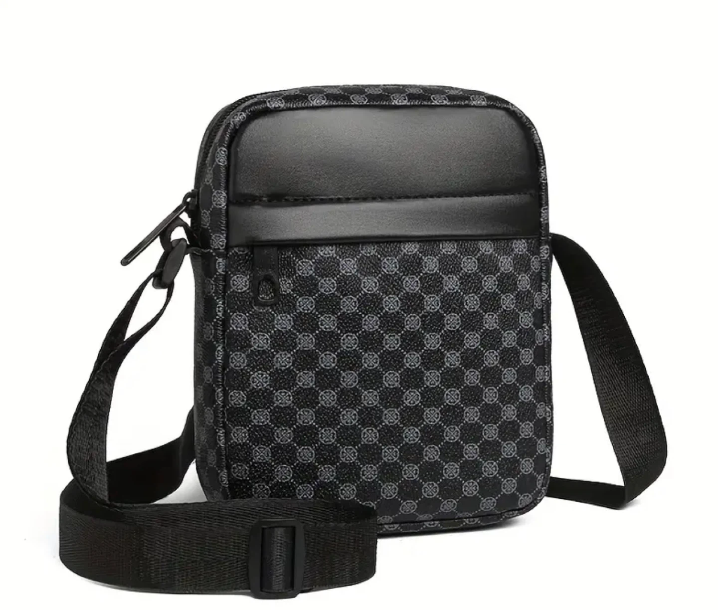 New! Men's Crossbody Bag - Monogram Pattern - photo 2