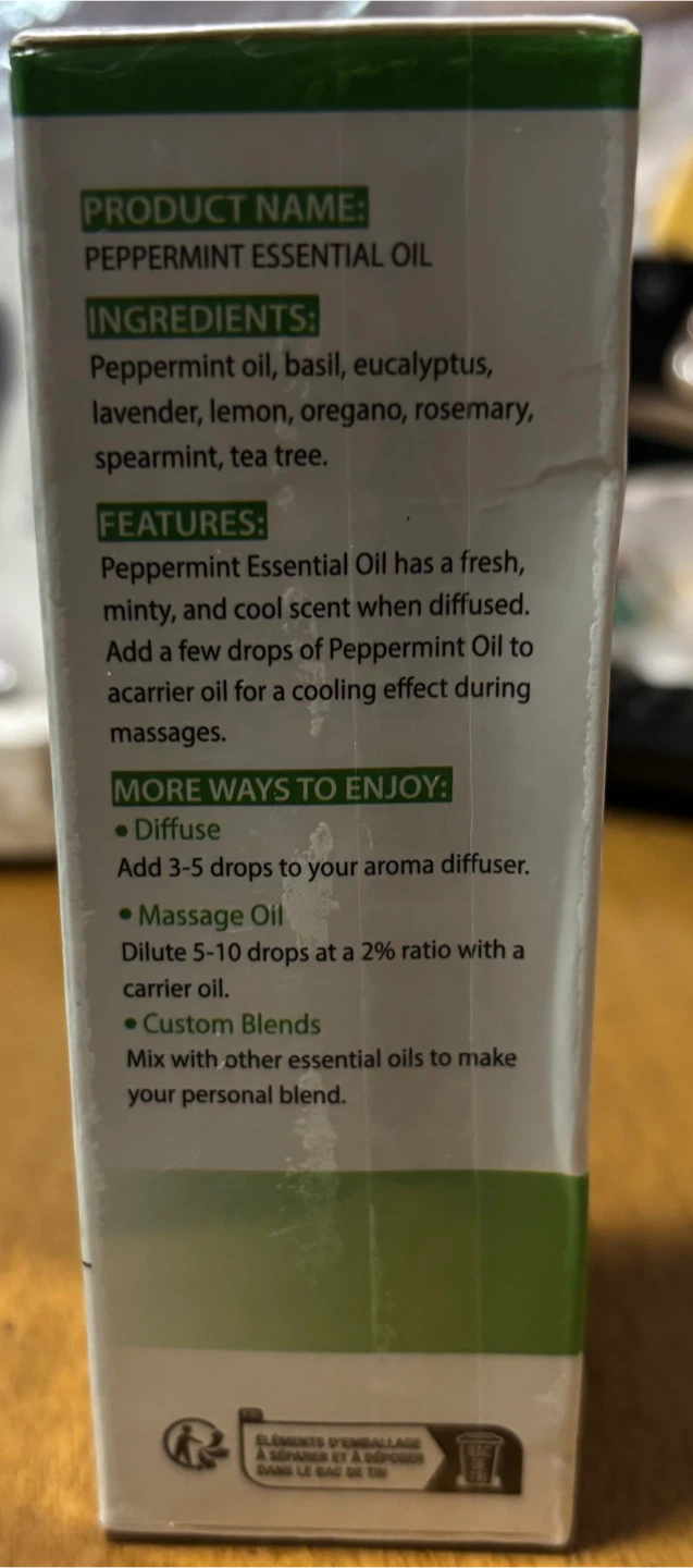 New Peppermint Essential Oil - 60ml - photo 2