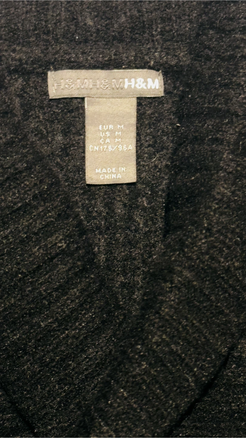H&M Men's Shawl Collar Cardigan Size M - photo 2