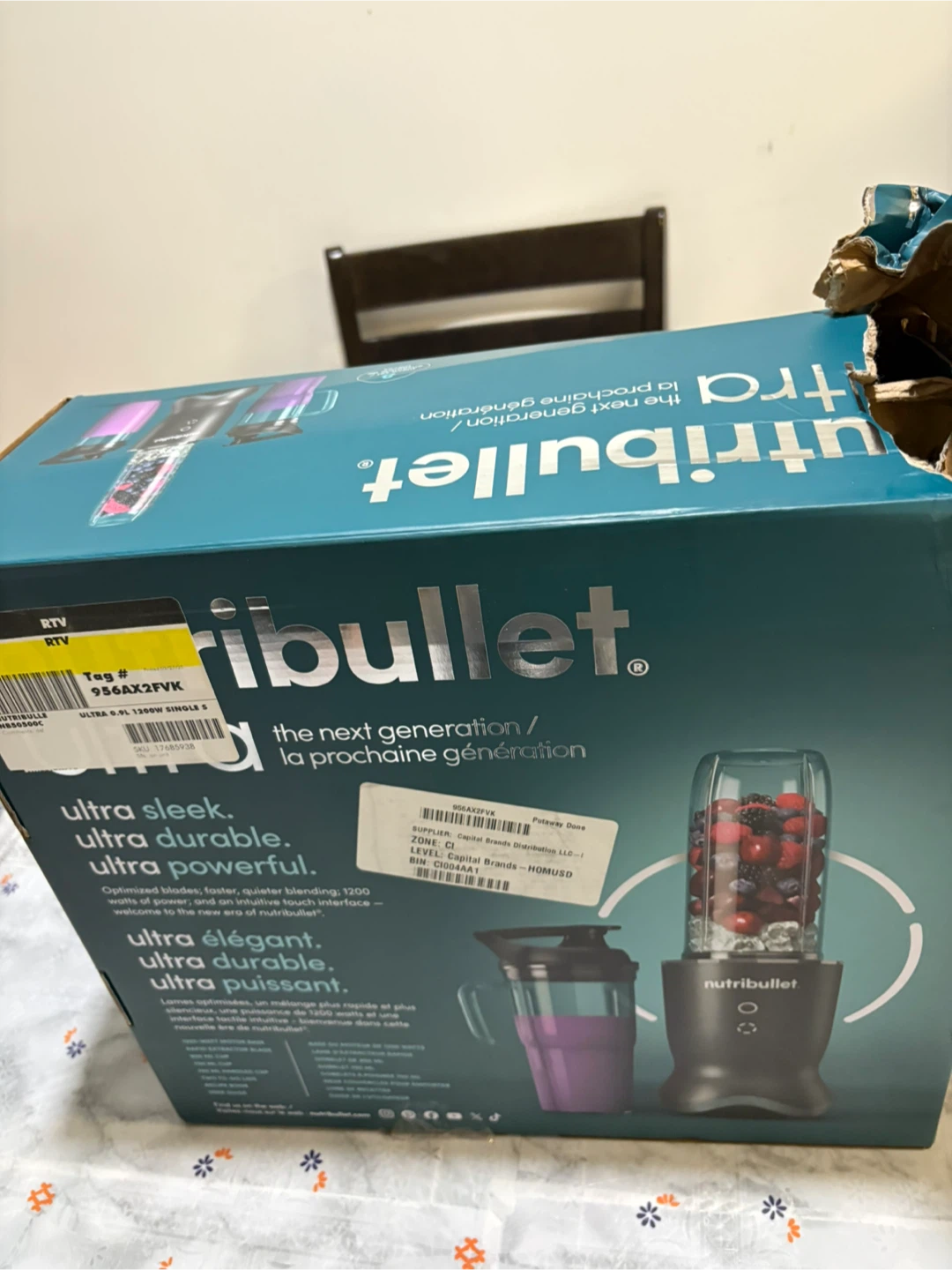 Nutribullet Ultra 1200W Blender – Brand New - photo 5