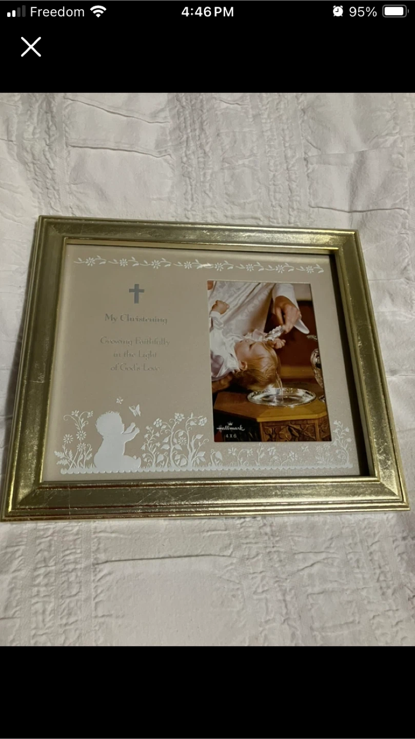 Hallmark "My Christening" Photo Frame 4x6