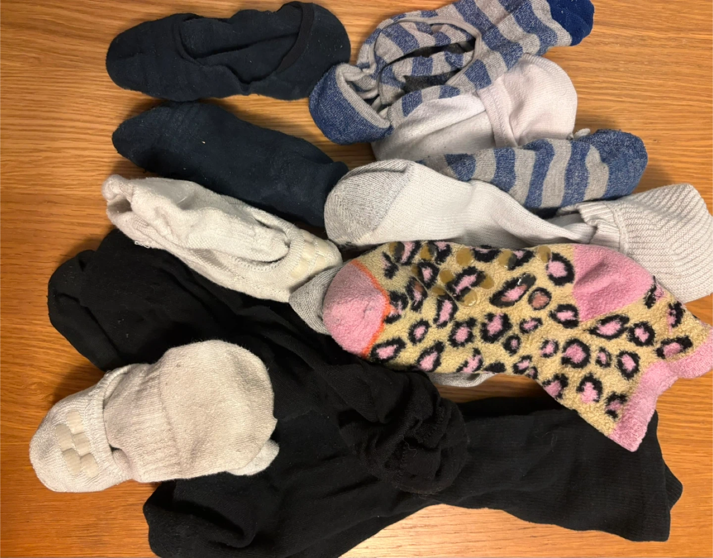 🆓Bundle of Assorted used women’s & men’s Socks - photo 3