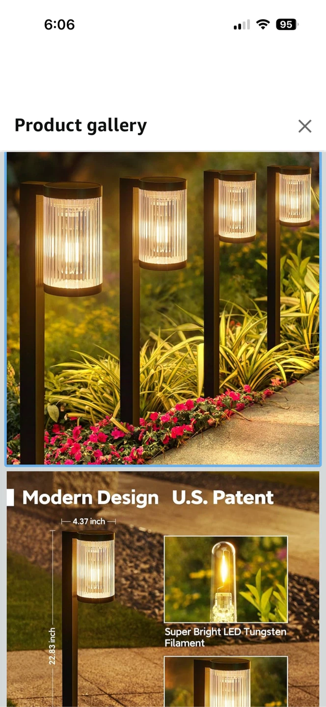 Solar Pathway Lights - IP65 Waterproof & Frost Resistant
