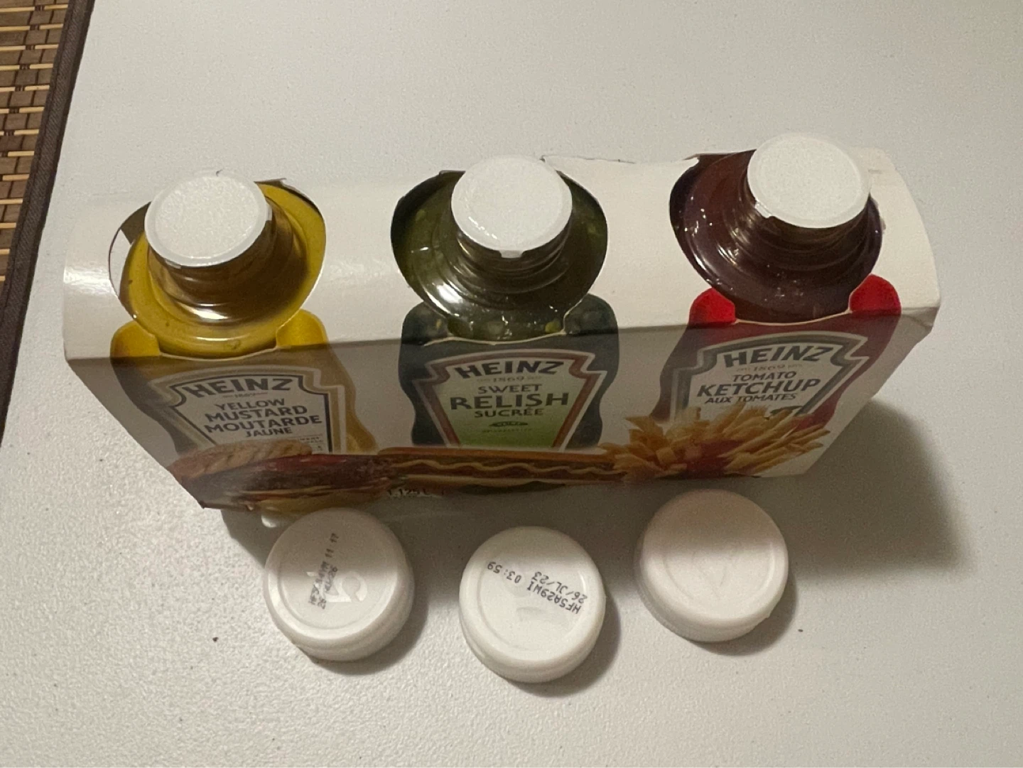 Heinz Picnic Pack Ketchup, Mustard, and Relish Set - photo 2